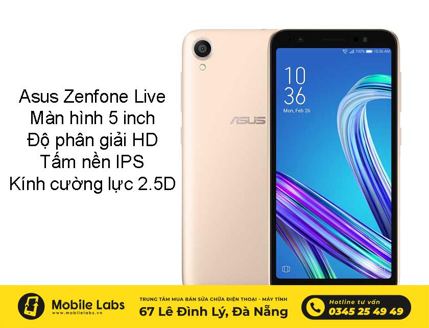 Asus Zenfone Live - màn hình 5 inch, độ phân giải HD và tấm nền IPS