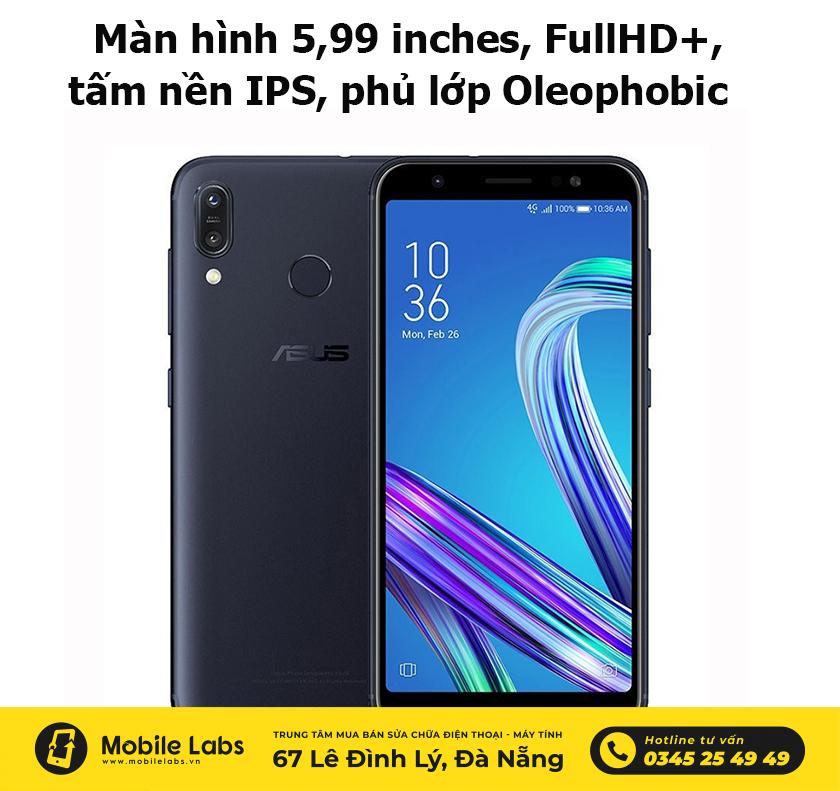 ASUS Zenfone Max Pro M1 – Màn hình 5,99 inches, FullHD+, tấm nền IPS, phủ lớp Oleophobic