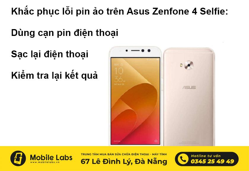 Khắc phục lỗi pin ảo trên Asus Zenfone 4 Selfie