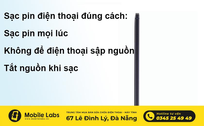 Sạc pin điện thoại đúng cách