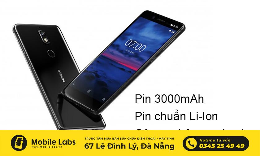 Nokia 7 – Dung lượng pin 3000mAh chuẩn Li-Ion